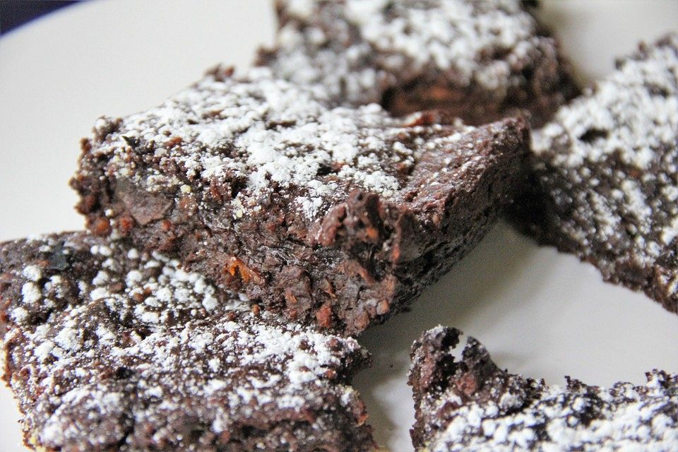 Saftige Schokoladenbrownies mit Süßkartoffeln