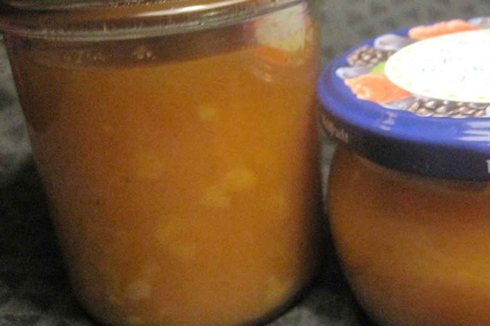 Kürbis-Bananen-Schoko Marmelade