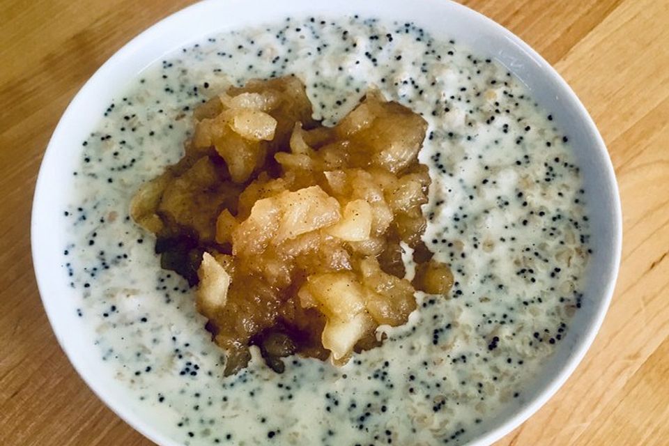 Mohn-Vanille-Porridge