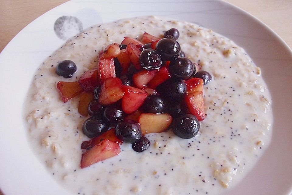 Mohn-Vanille-Porridge