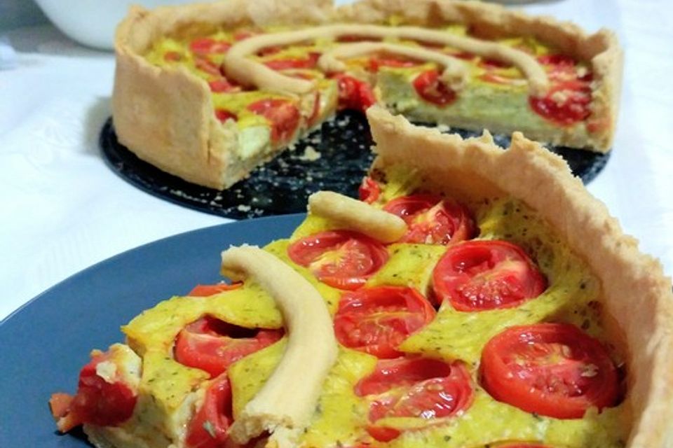 Vegane Tomaten-Quiche