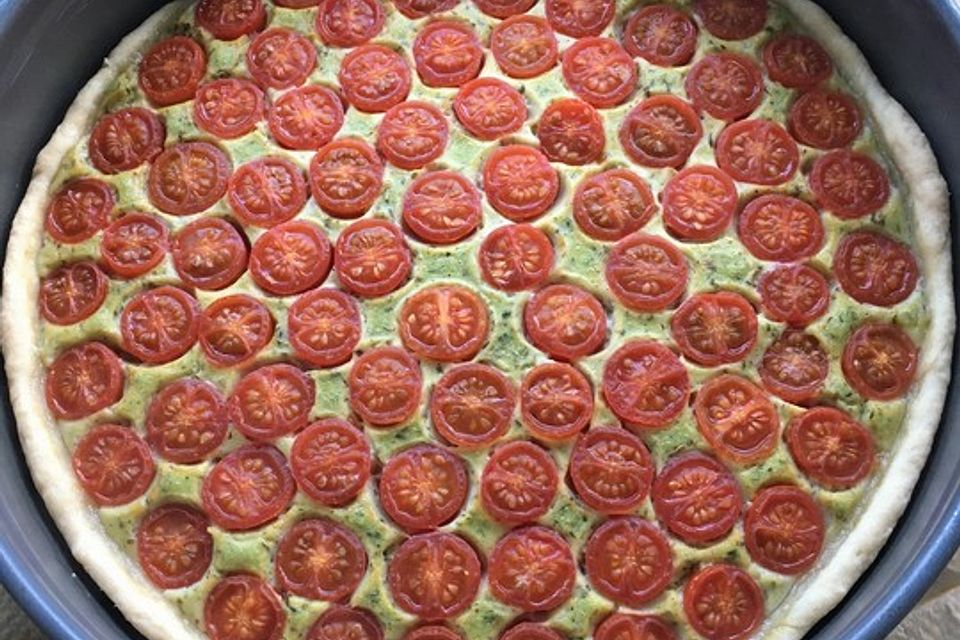 Vegane Tomaten-Quiche