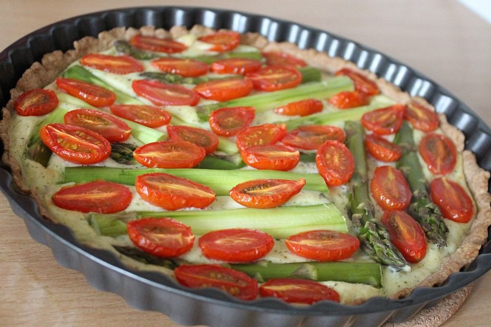 Vegane Tomaten-Quiche