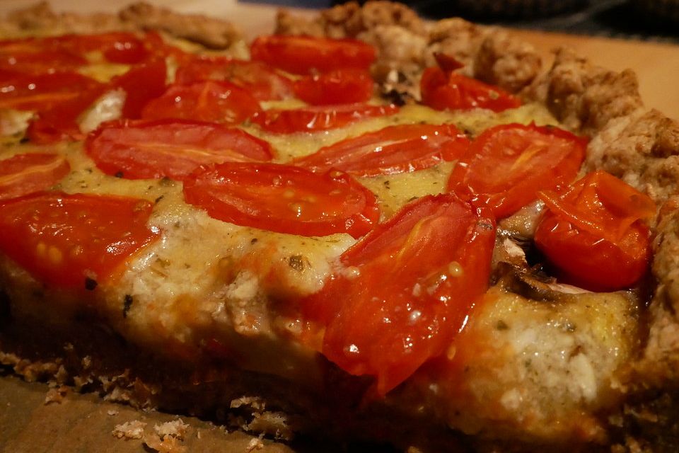 Vegane Tomaten-Quiche