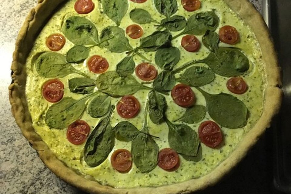 Vegane Tomaten-Quiche