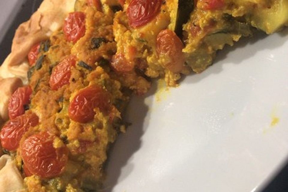 Vegane Tomaten-Quiche