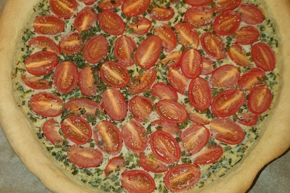 Vegane Tomaten-Quiche