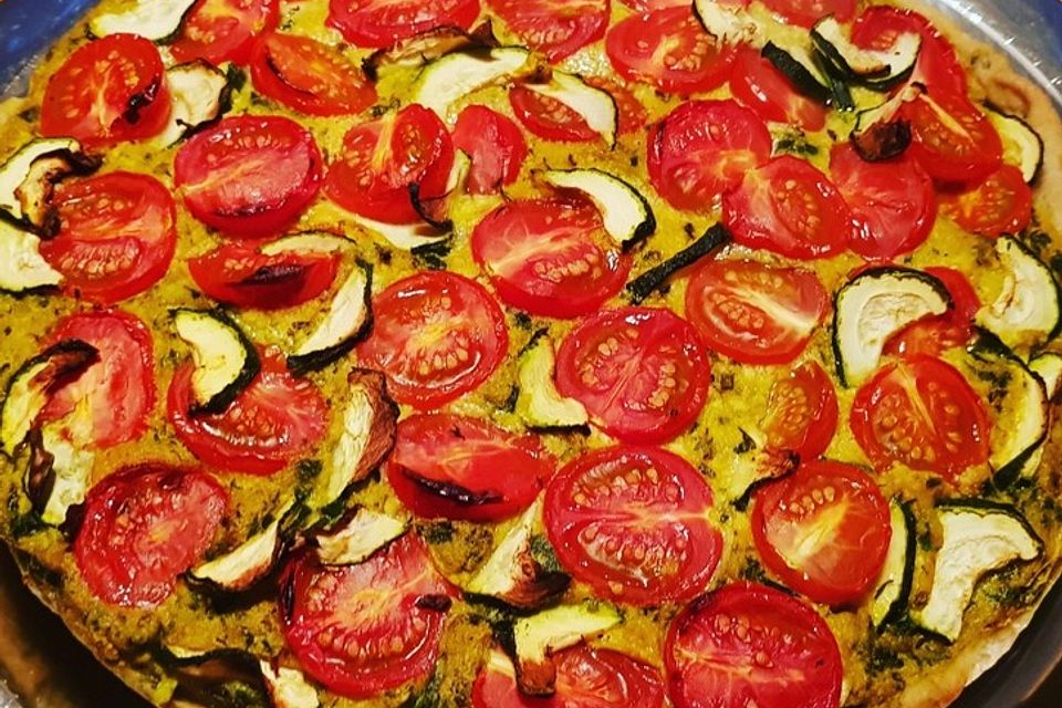 Vegane Tomaten-Quiche