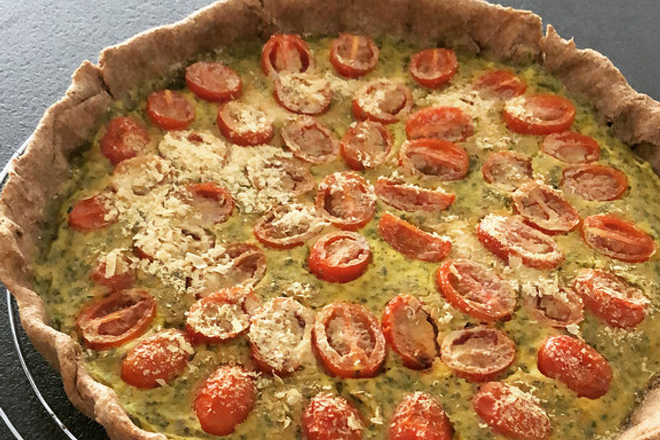 Vegane Tomaten-Quiche