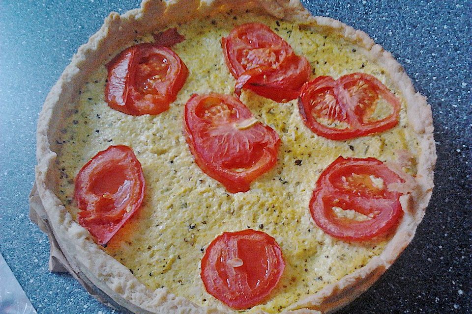 Vegane Tomaten-Quiche