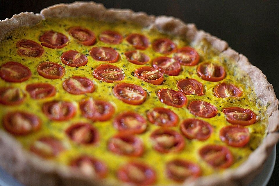 Vegane Tomaten-Quiche