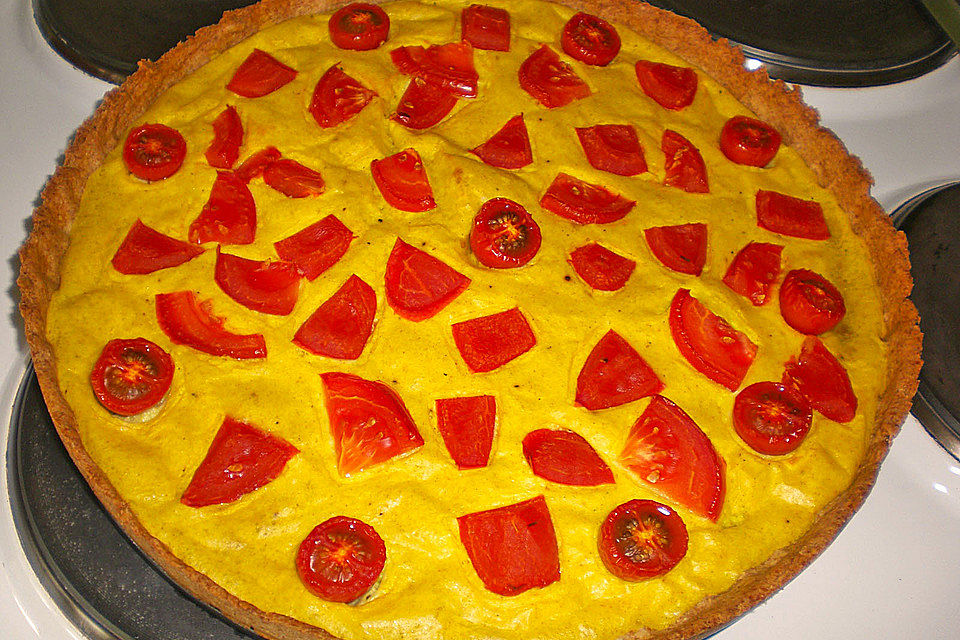 Vegane Tomaten-Quiche