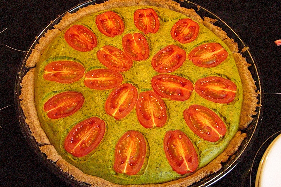 Vegane Tomaten-Quiche