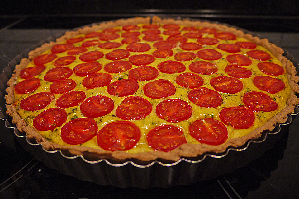 Vegane Tomaten-Quiche