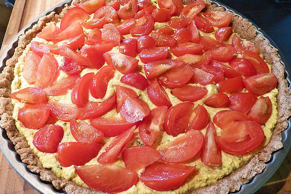 Vegane Tomaten-Quiche