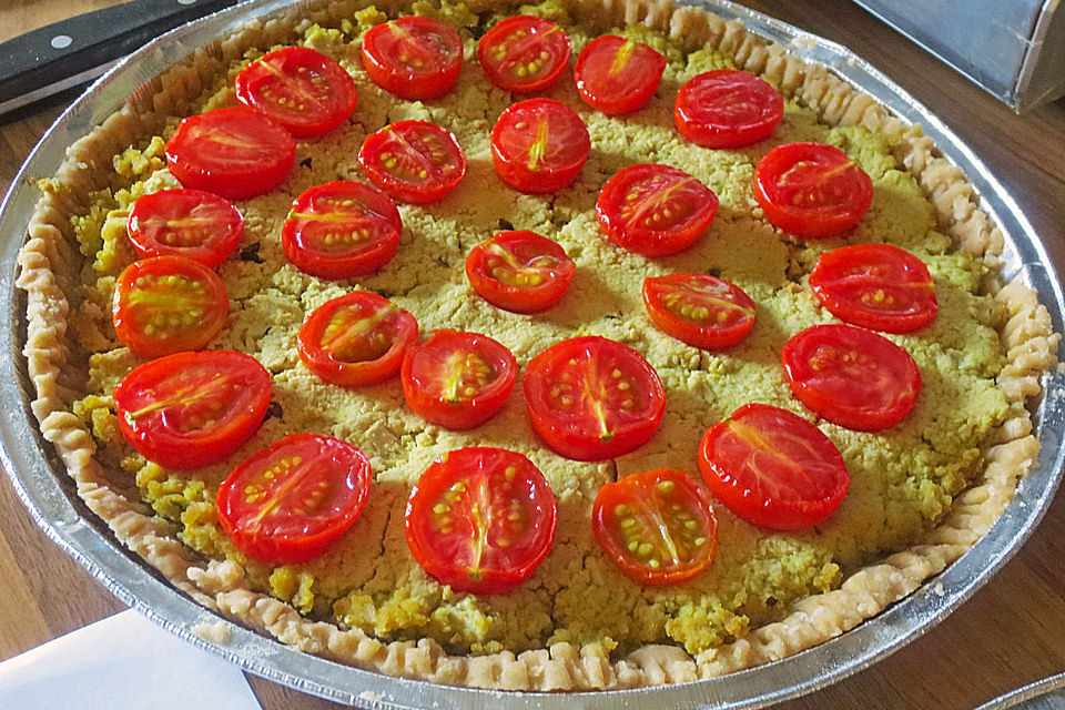 Vegane Tomaten-Quiche