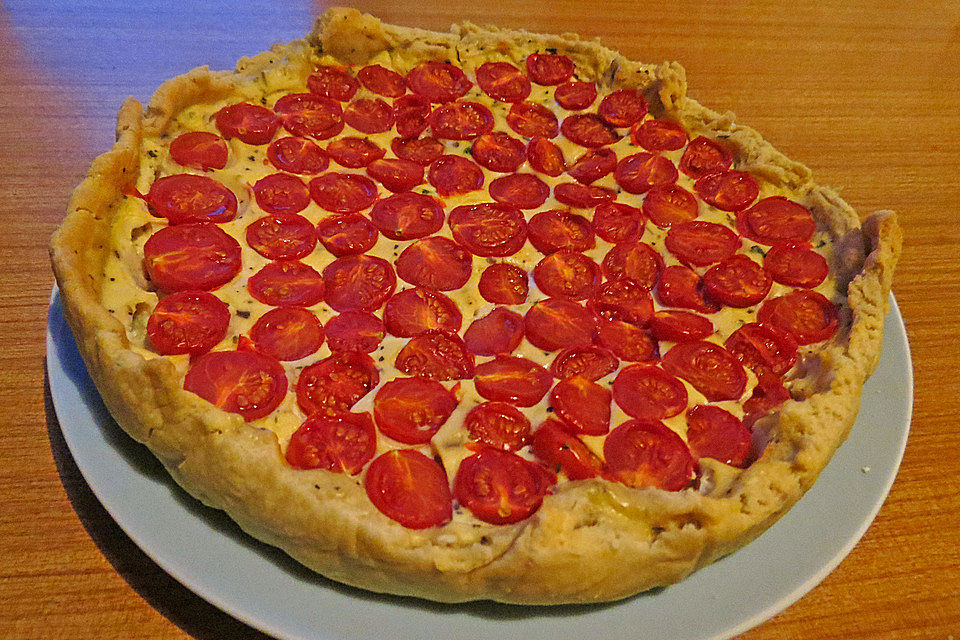 Vegane Tomaten-Quiche