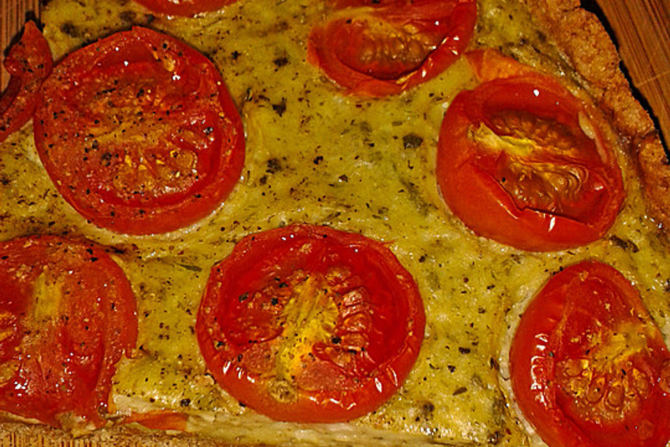 Vegane Tomaten-Quiche