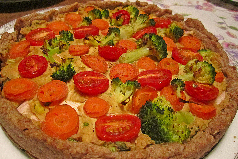 Vegane Tomaten-Quiche