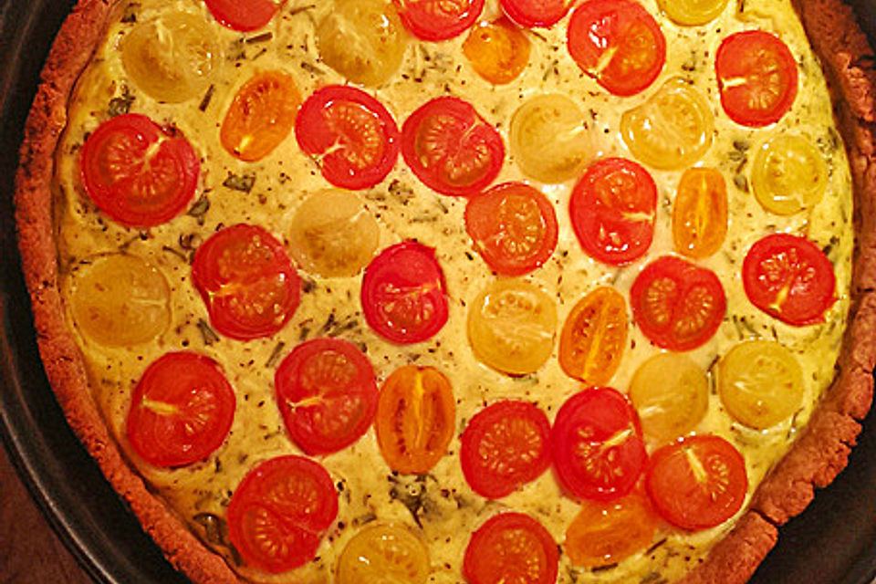 Vegane Tomaten-Quiche