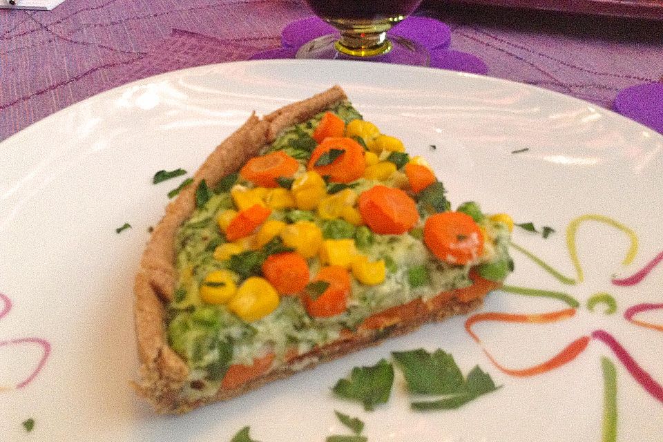 Vegane Tomaten-Quiche