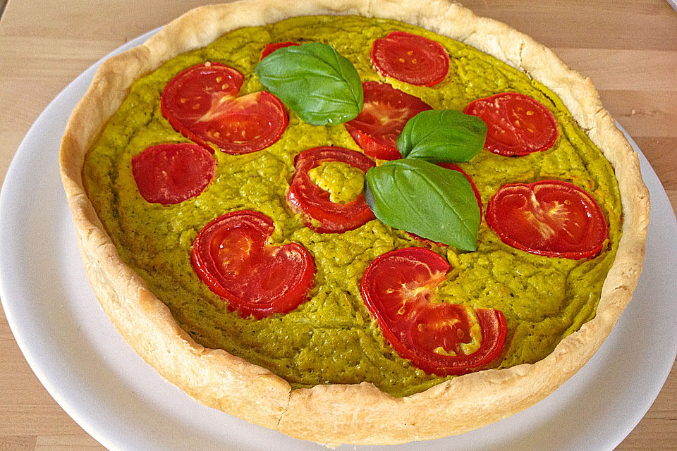 Vegane Tomaten-Quiche