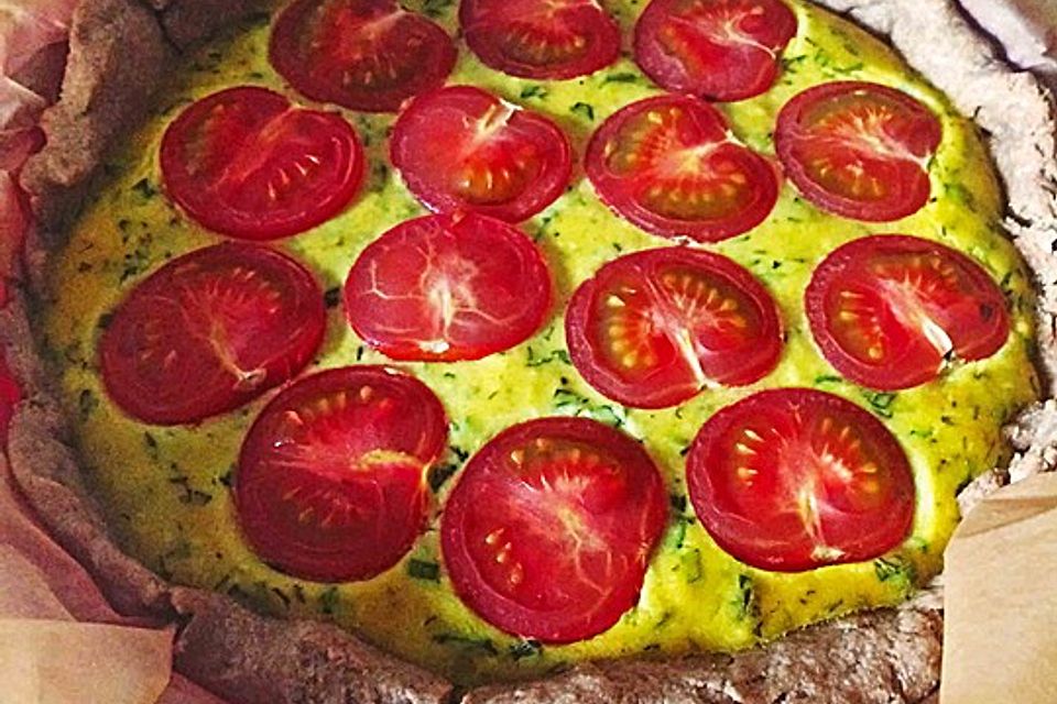 Vegane Tomaten-Quiche