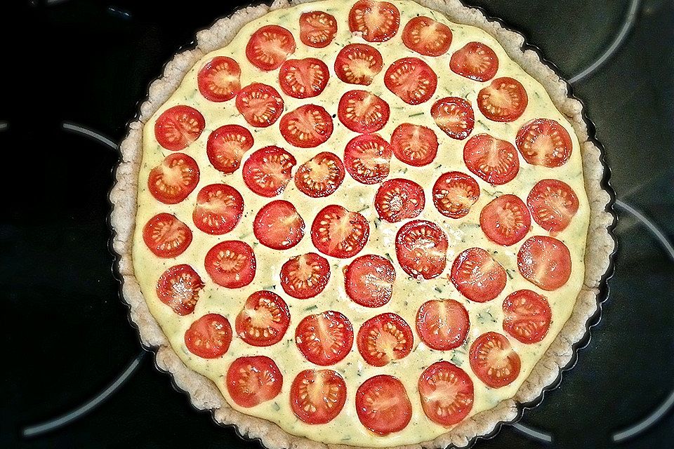 Vegane Tomaten-Quiche