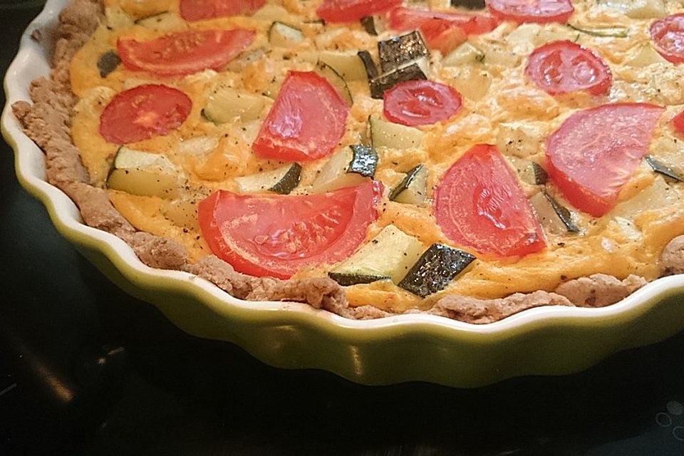 Vegane Tomaten-Quiche