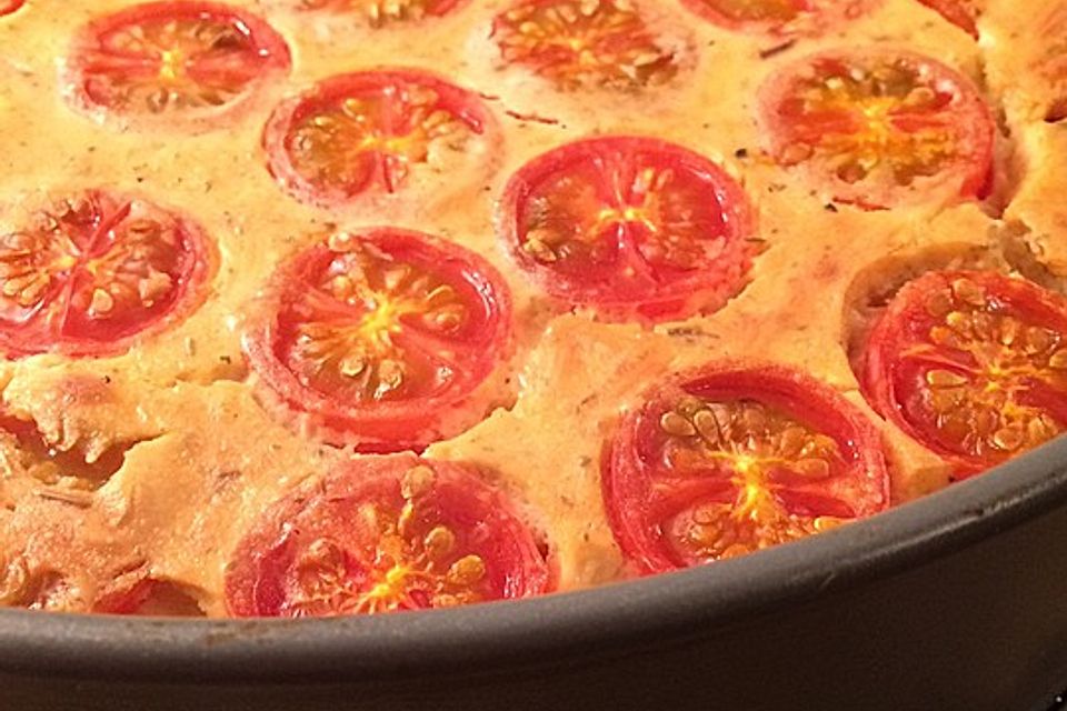 Vegane Tomaten-Quiche