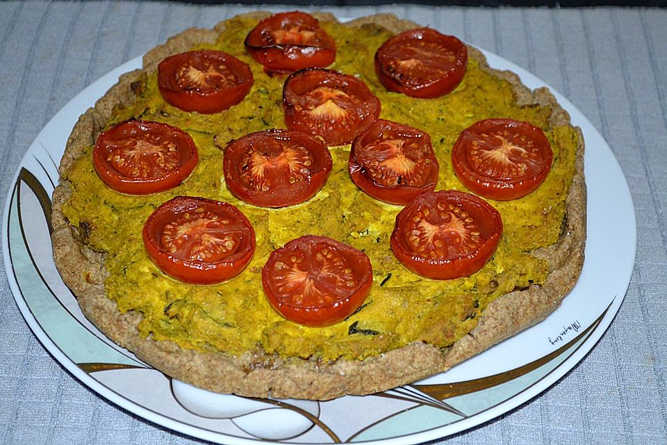 Vegane Tomaten-Quiche