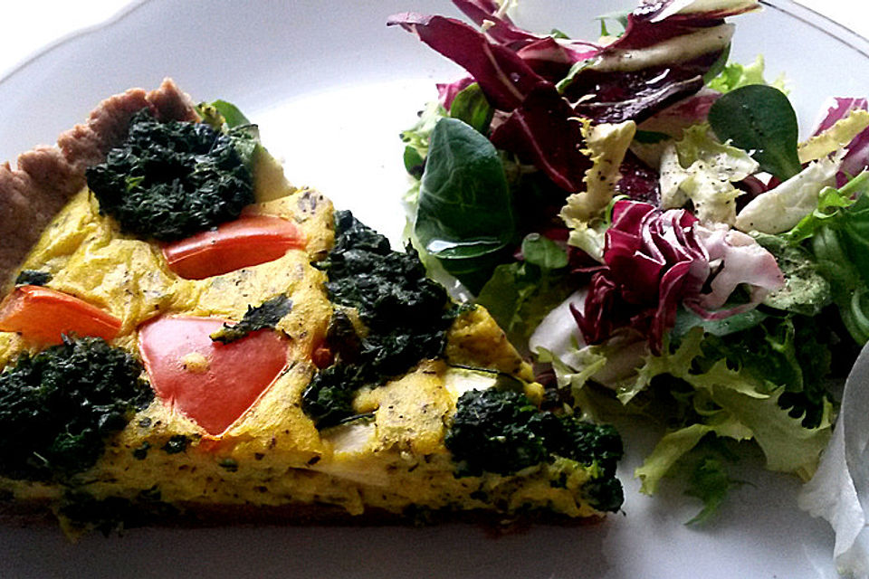 Vegane Tomaten-Quiche