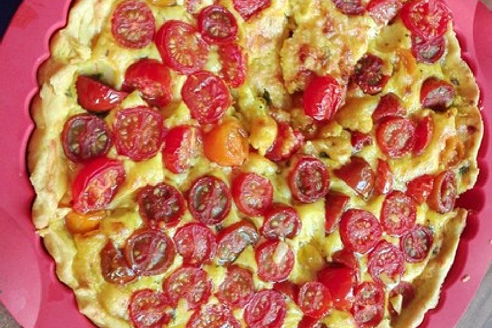 Vegane Tomaten-Quiche