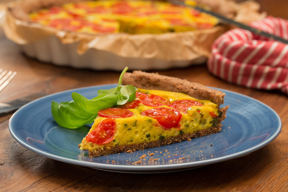 Vegane Tomaten-Quiche