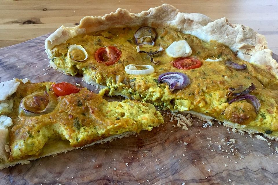 Vegane Tomaten-Quiche