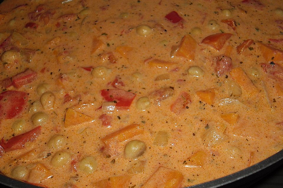 Süßkartoffel-Kichererbsen Curry