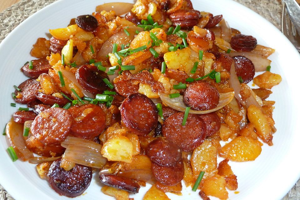 Andalusische Kartoffelpfanne mit Chorizo