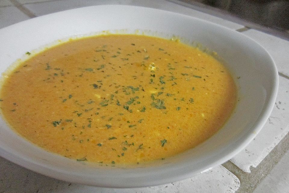 Paprikacremesuppe