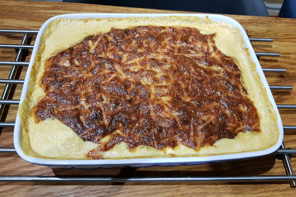 Eingelegte Sahneschnitzel mit Käsekruste