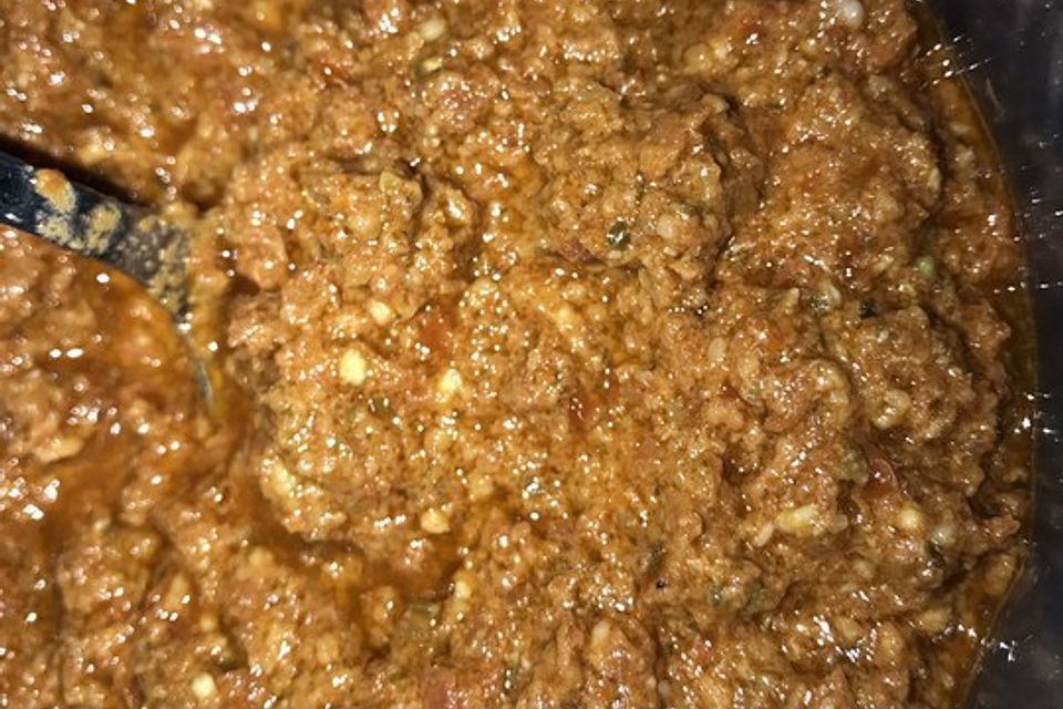 Schnelles veganes Tomatenpesto