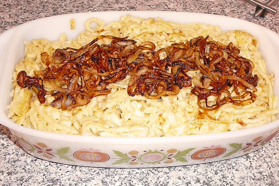 Käse-Sahnespätzle