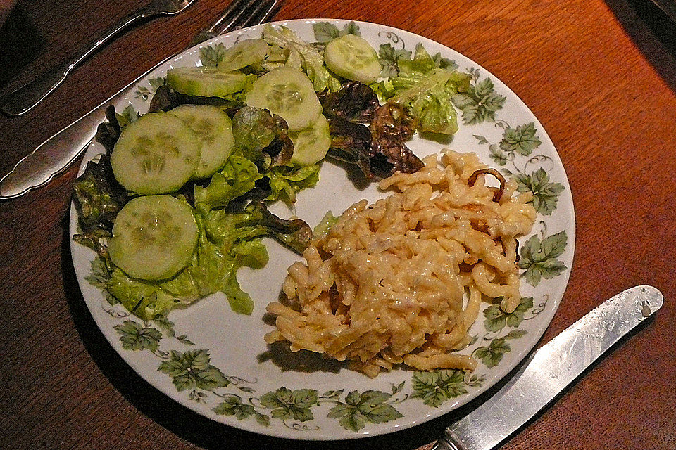 Käse-Sahnespätzle