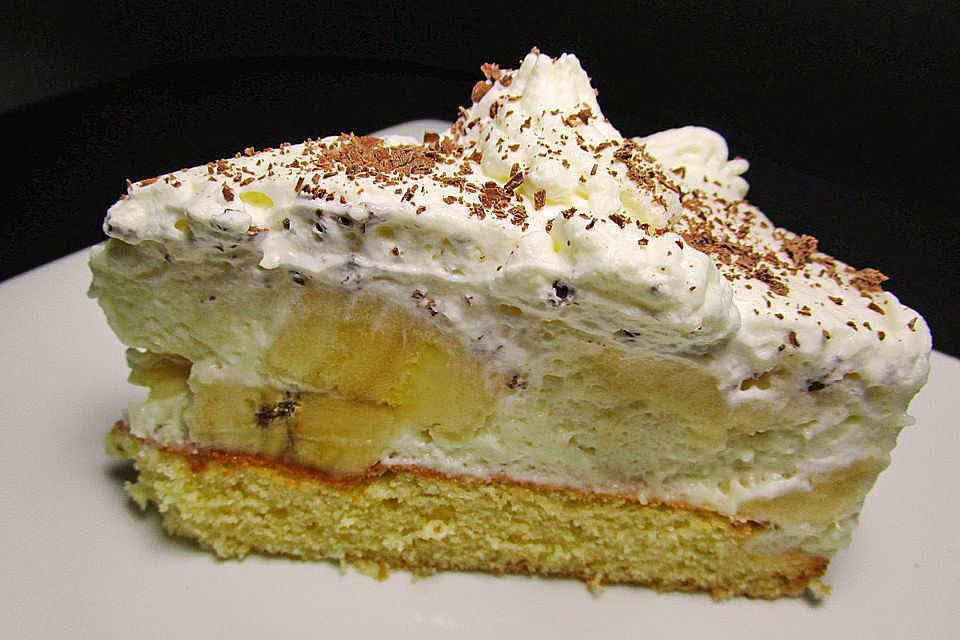 Bananen-Sahnetorte