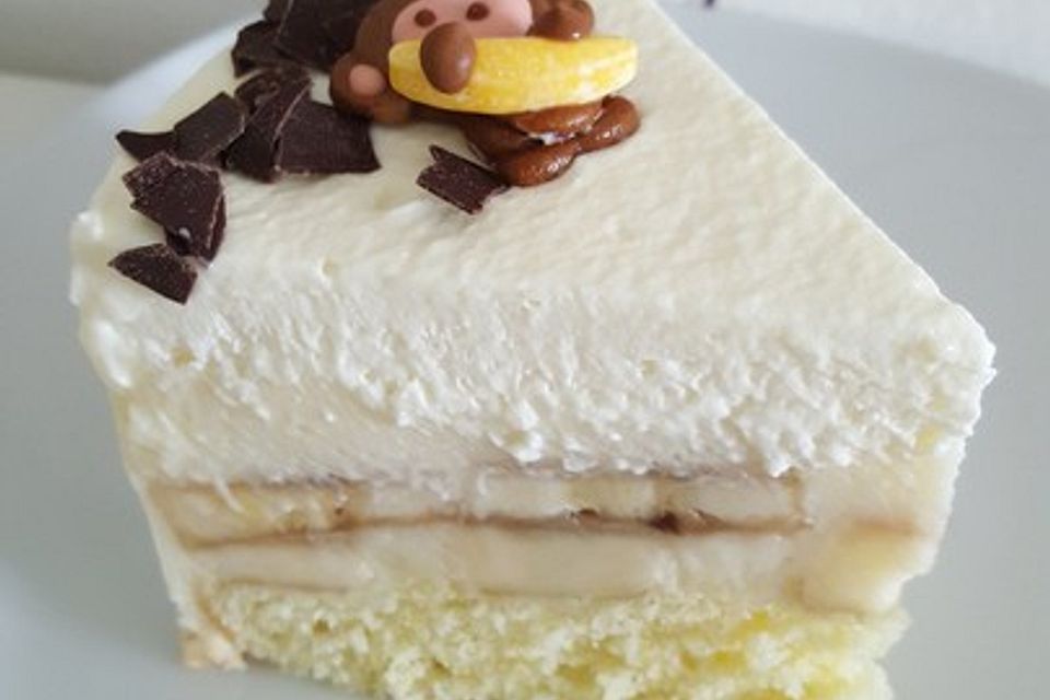 Bananen-Sahnetorte