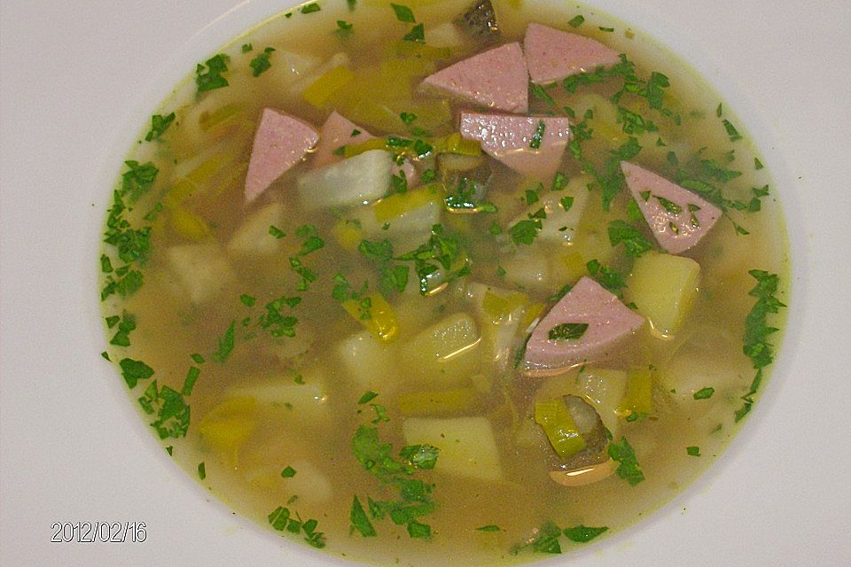 Schlesische Kartoffelsuppe