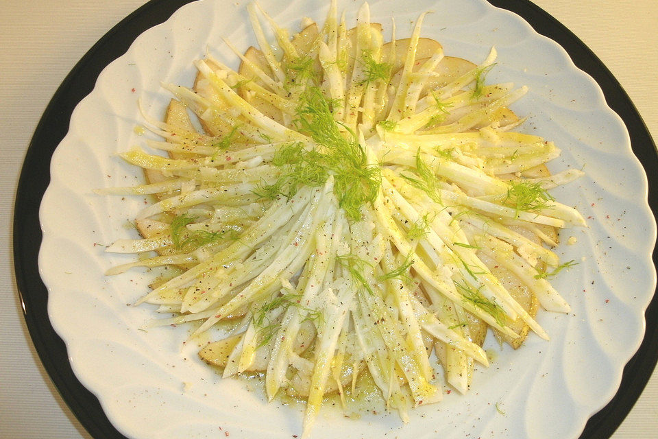 Birnen-Fenchel-Carpaccio