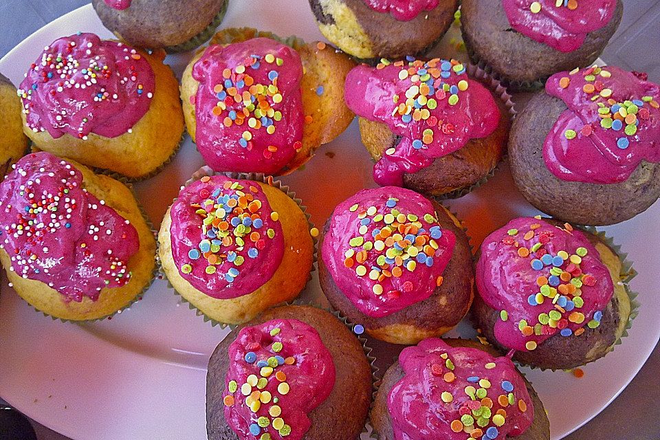 Waldfrucht-Cupcakes