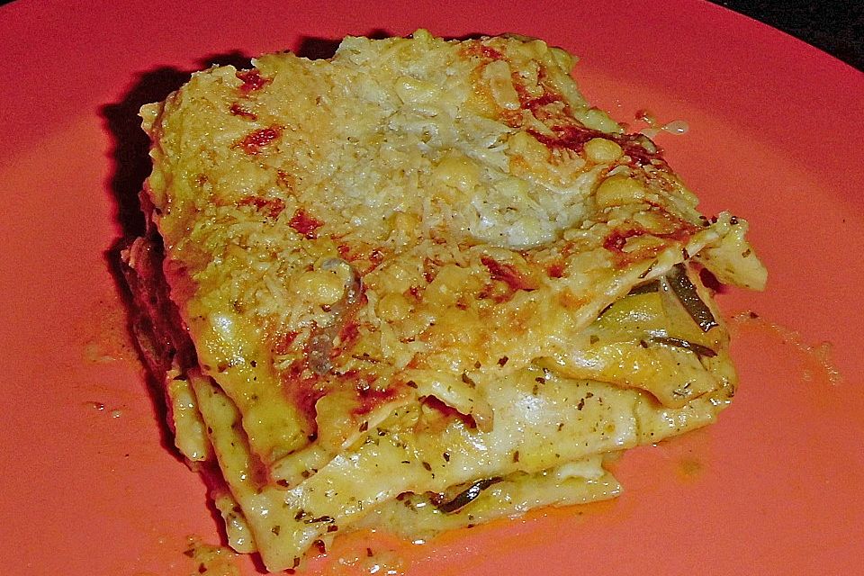 Hähnchen-Zucchini-Lasagne