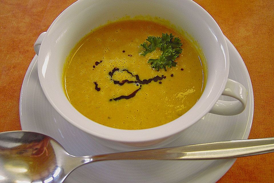 Karotten-Chili-Suppe