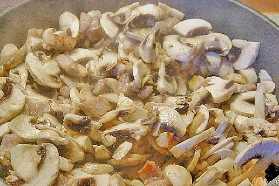 Champignons auf verschiedene Arten